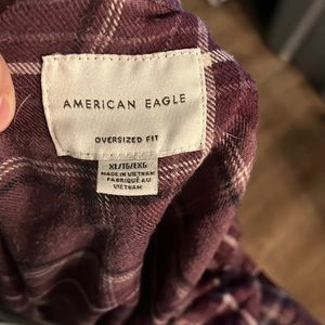 Plaid button up thin so you won’t get super hot in it